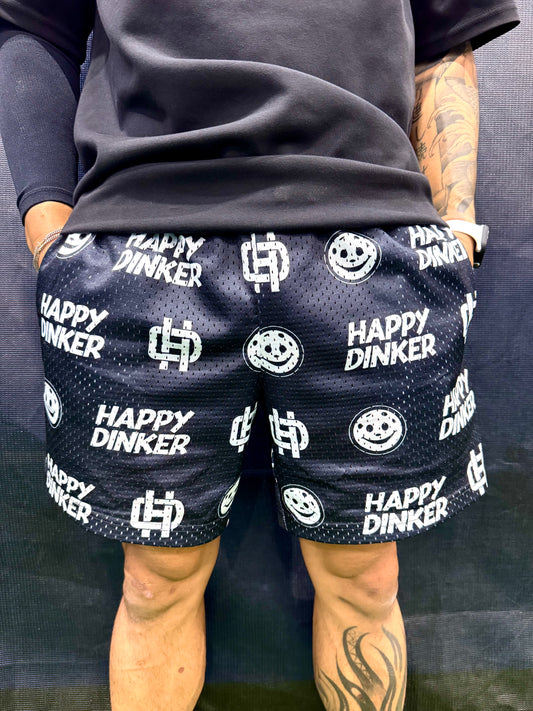 PATTERNED MESH SHORTS